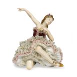 PORCELAIN FIGURE OF A DANCER GERMANY 20TH CENTURY