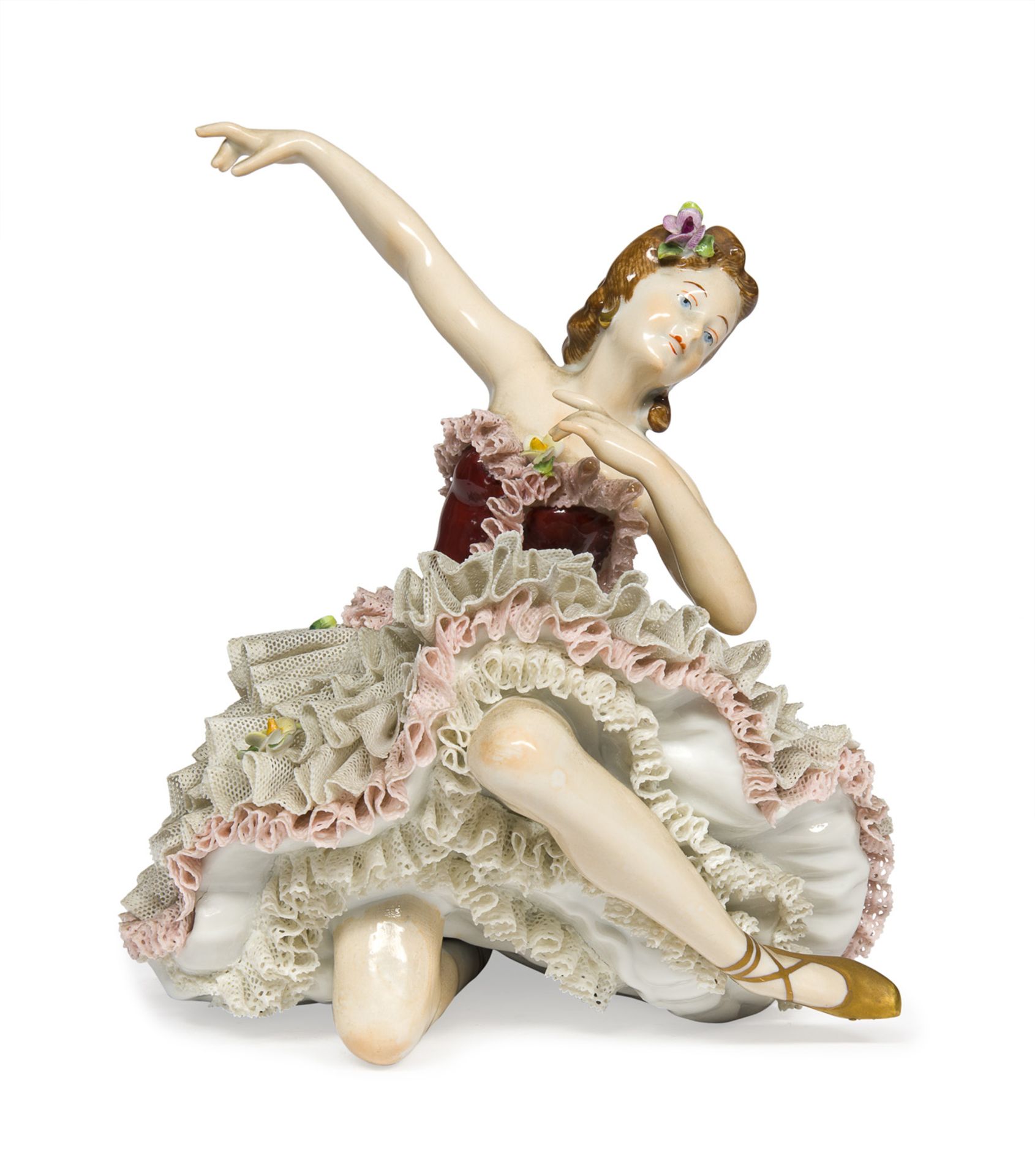 PORCELAIN FIGURE OF A DANCER GERMANY 20TH CENTURY