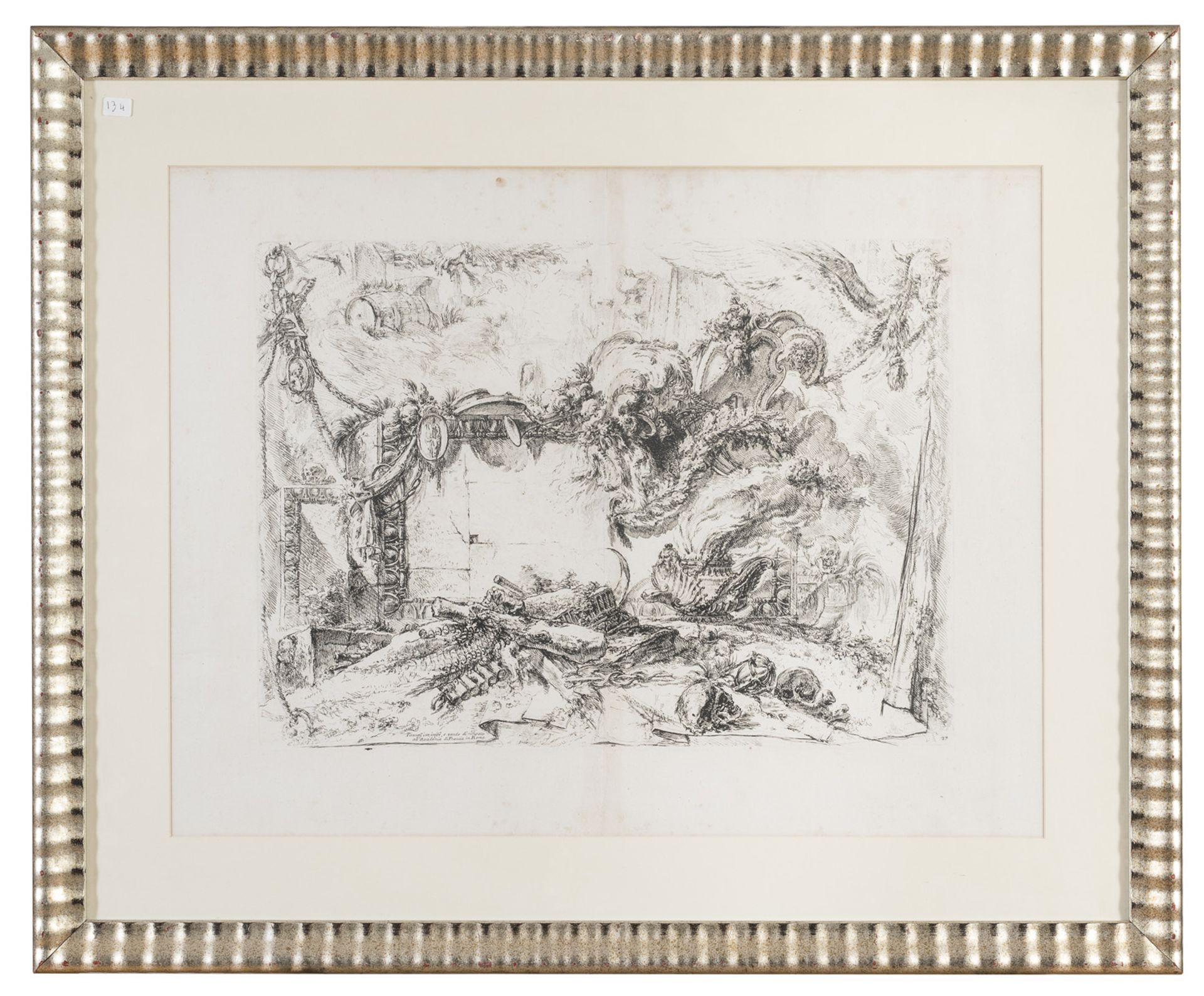 FOUR ENGRAVINGS AFTER PIRANESI EARLY 20TH CENTURY - Image 3 of 4