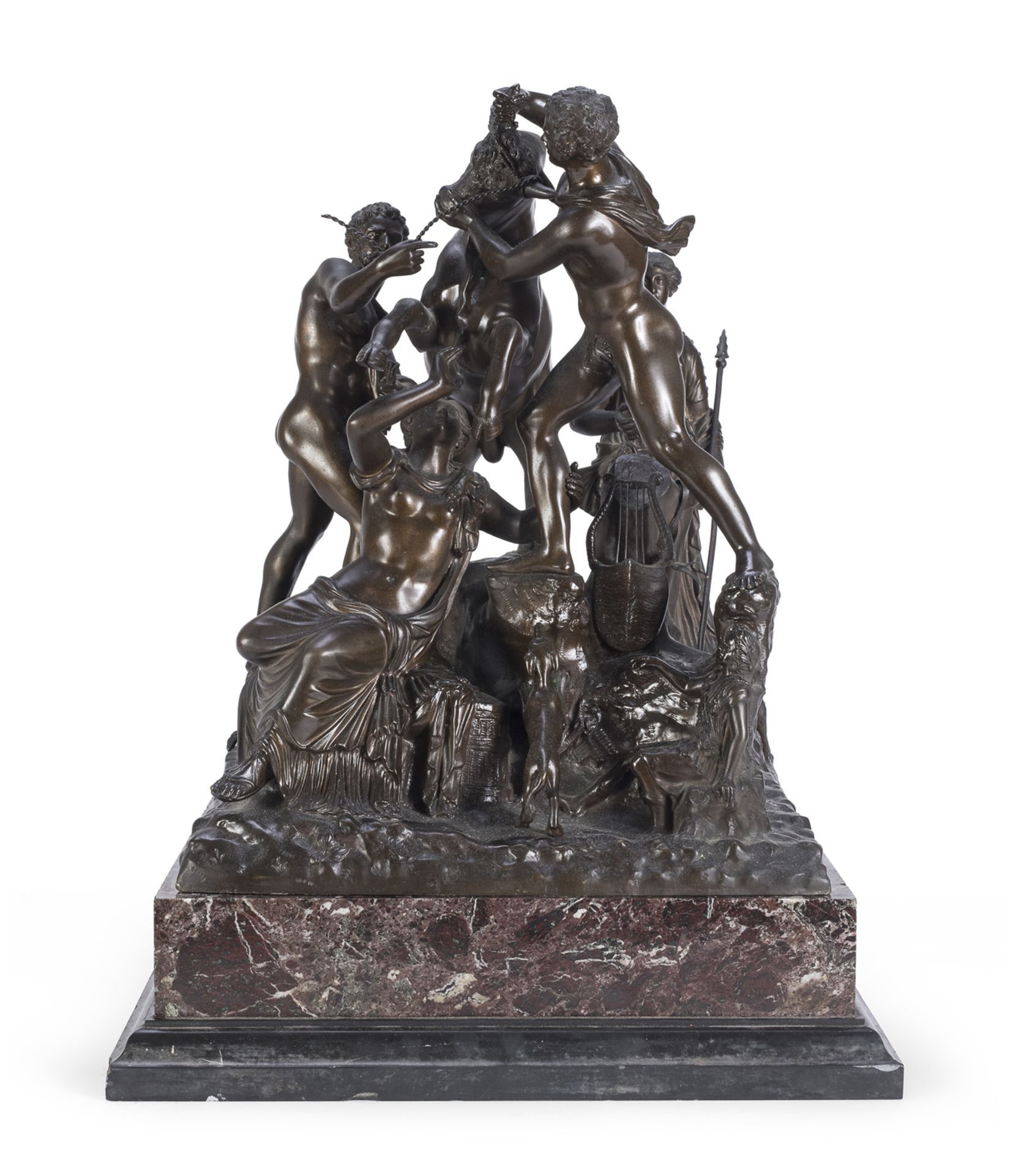 BRONZE GROUP OF THE FARNESE BULL SECOND HALF 19TH CENTURY - Image 2 of 2