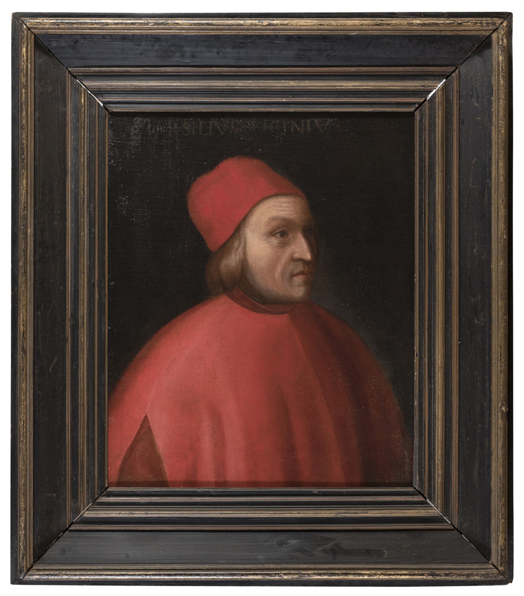 OIL PORTRAIT OF MARSILIO FICINO ATTRIBUTED TO CRISTOFANO DELL'ALTISSIMO (1525-1605)