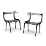 PAIR OF BEDSIDE TABLES ICO PARISI 1950s