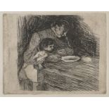 ETCHING BY UMBERTO BOCCIONI 1910