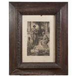 PAIR OF ENGLISH ENGRAVINGS WITH FRAMES LATE 19TH CENTURY