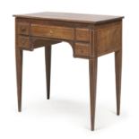 SMALL WALNUT WRITING DESK EARLY 19TH CENTURY