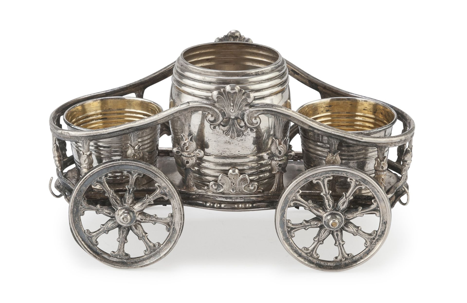 SILVER SALT CELLAR ITALY EARLY 20TH CENTURY