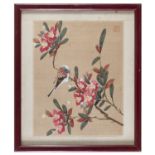 A PAIR OF CHINESE SCHOOL WATERCOLORS 20TH CENTURY