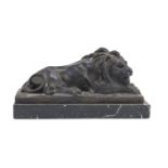 BRONZE LION SCULPTURE V