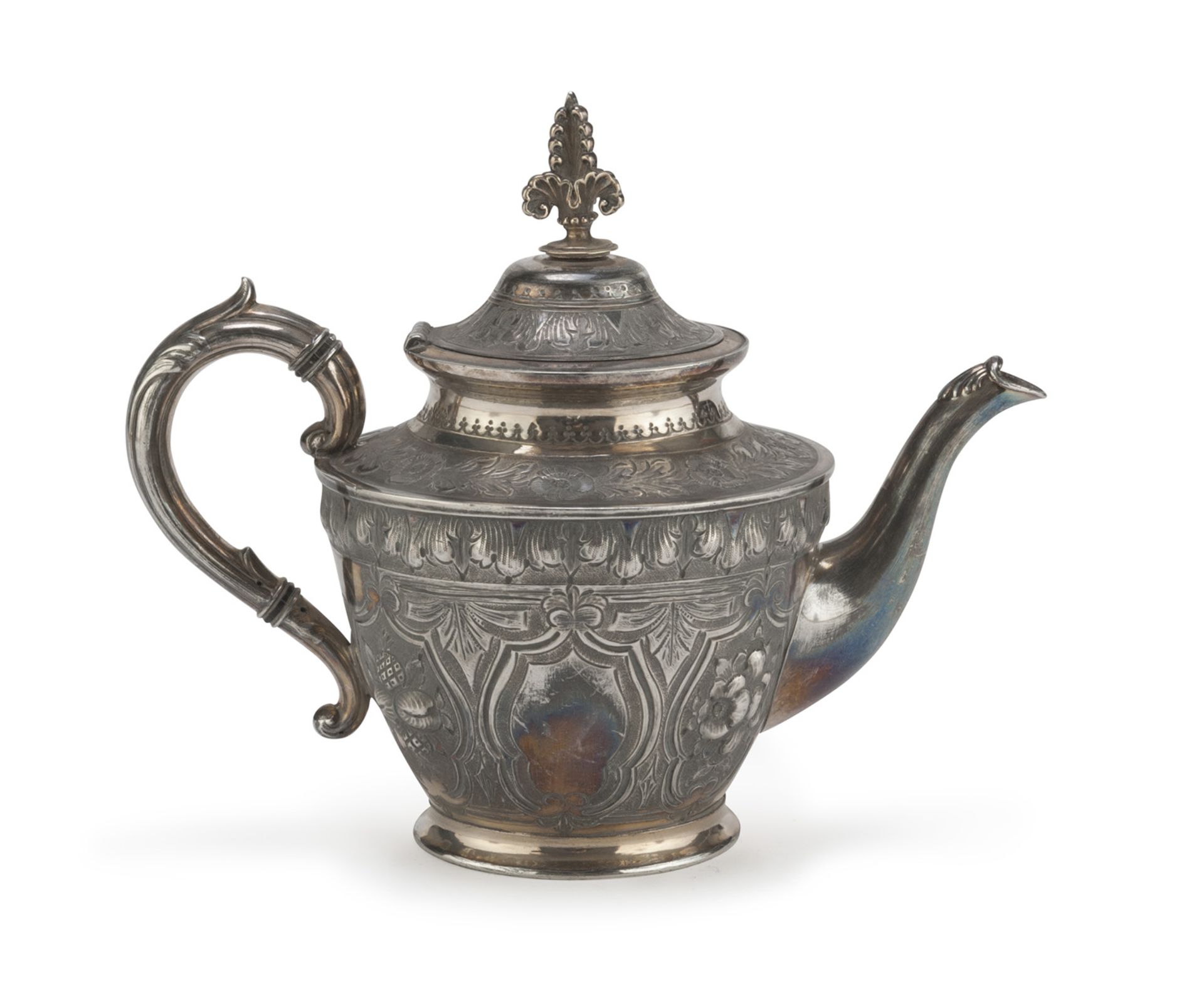 SILVER PLATED TEAPOT SHEFFIELD 1870/1886