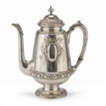 SILVER COFFEE POT BREMEN POST 1888