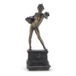 BRONZE SCULPTURE OF A WATER CARRIER BY FOLLOWER OF VINCENZO GEMITO (1852-1929)