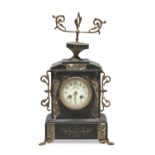 MARBLE CLOCK EARLY 20TH CENTURY