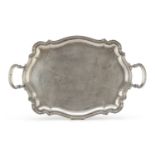 SILVER-PLATED TRAY ITALY 20TH CENTURY