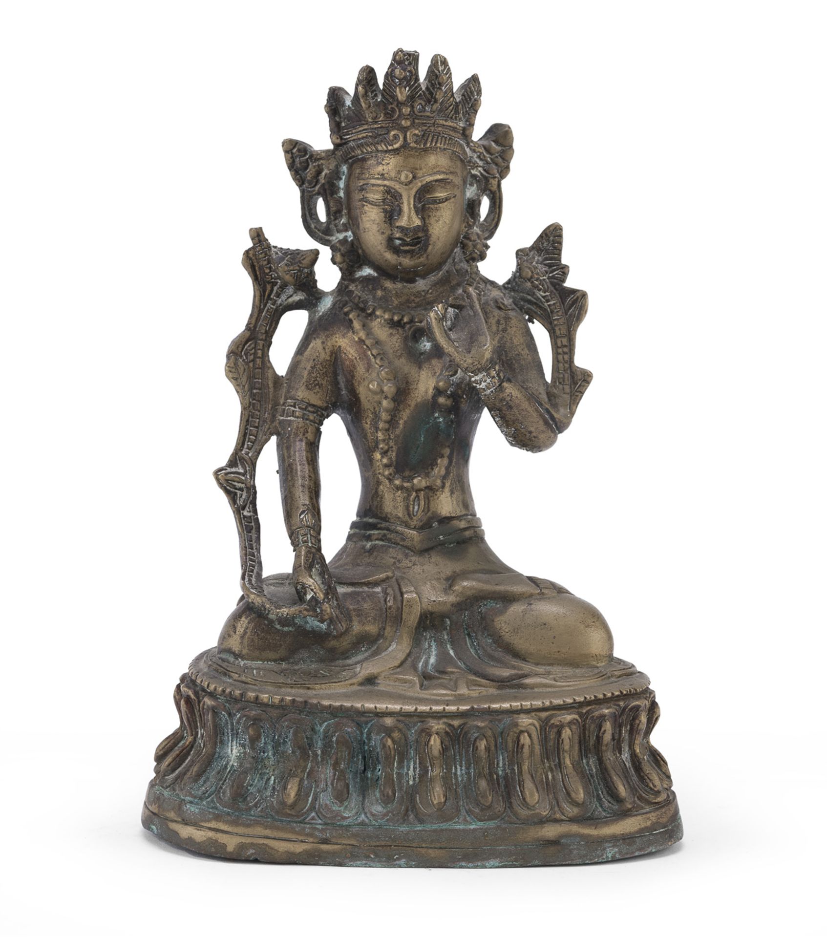 A TIBETAN BRONZE SCULPTURE OF TARA. EARLY 20TH CENTURY.