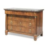 COMMODE IN WALNUT EMPIRE PERIOD