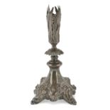 SILVER-PLATED CANDLESTICK ITALY EARLY 20TH CENTURY