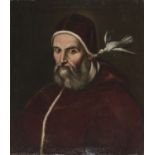 ROMAN OIL PAINTING OF POPE GREGORIO XIII LATE 16TH EARLY 17TH CENTURY