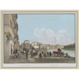 TWO FRENCH ENGRAVINGS OF ROME LATE 19TH CENTURY