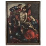 FLORENTINE OIL PAINTING OF DEPOSITED CHRIST 17TH CENTURY