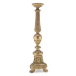 CANDLESTICK IN GILTWOOD 18th CENTURY