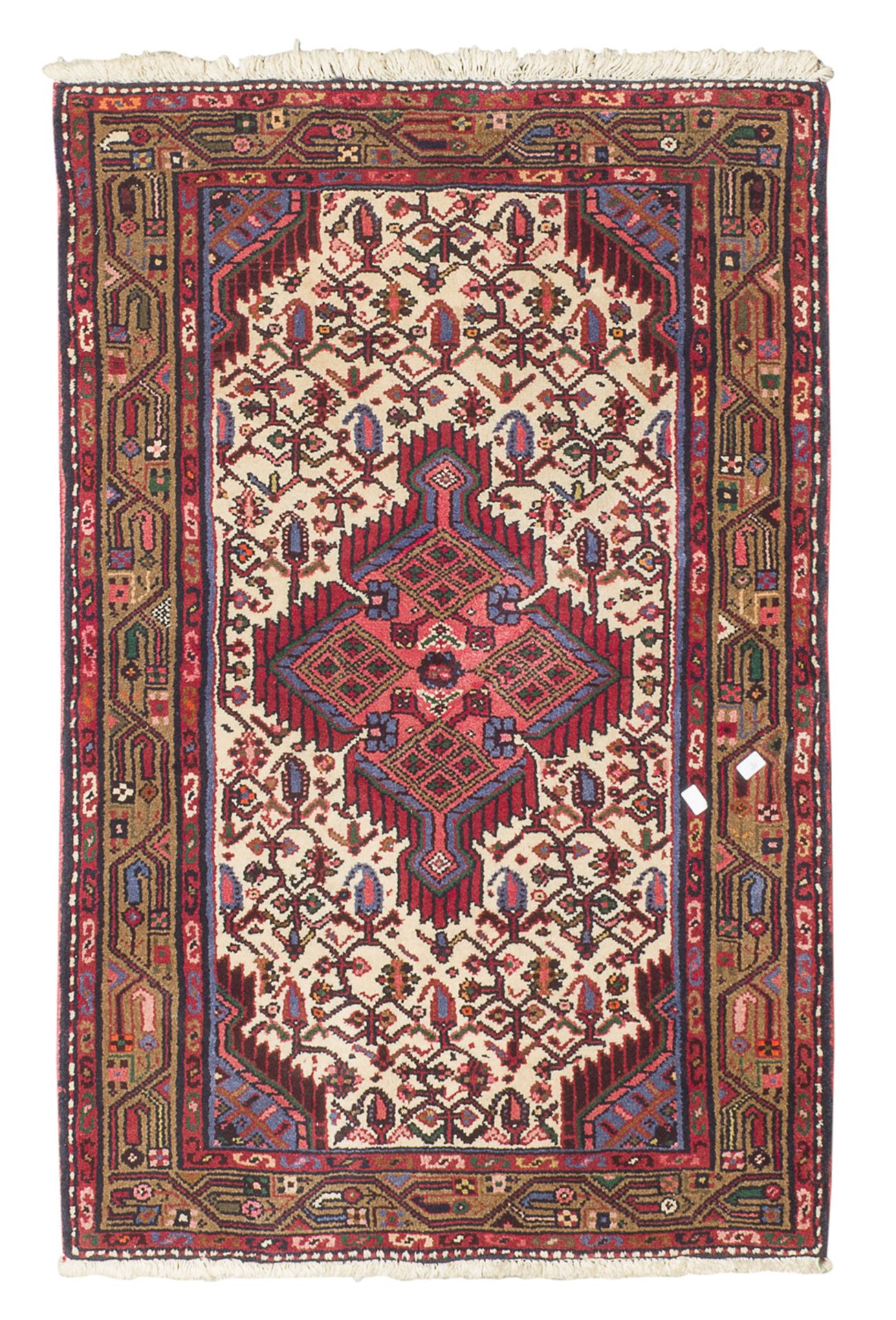 HAMADAN BEDSIDE RUG FIRST HALF 20TH CENTURY