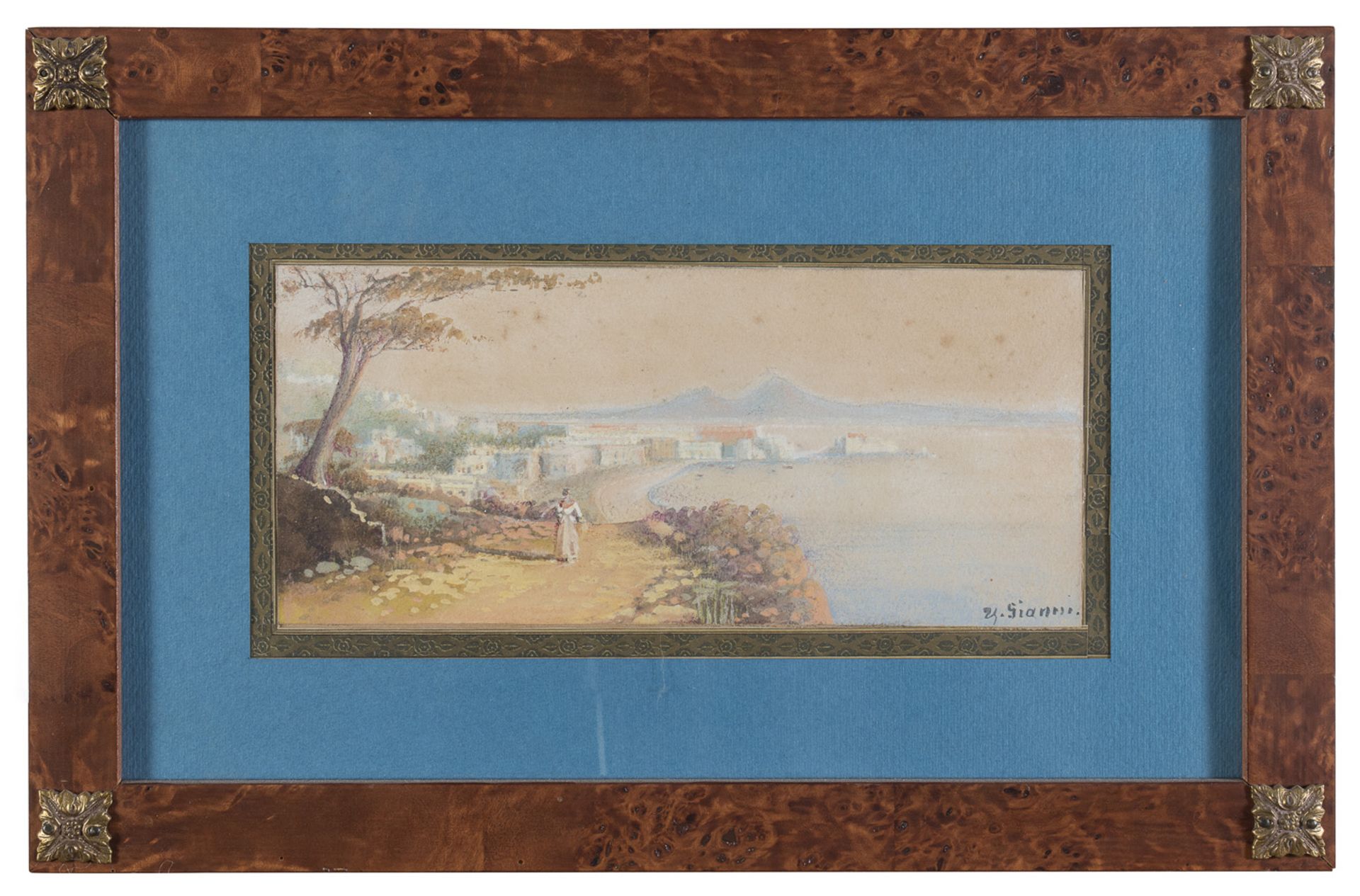 PAIR OF WATERCOLORS OF NAPLES BY YVES GIANNI (19TH-20TH CENTURY)