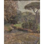 EARLY 20TH CENTURY LANDSCAPE OIL PAINTING