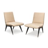 PAIR OF WOOD CHAIRS ULRICH LATE 1940s