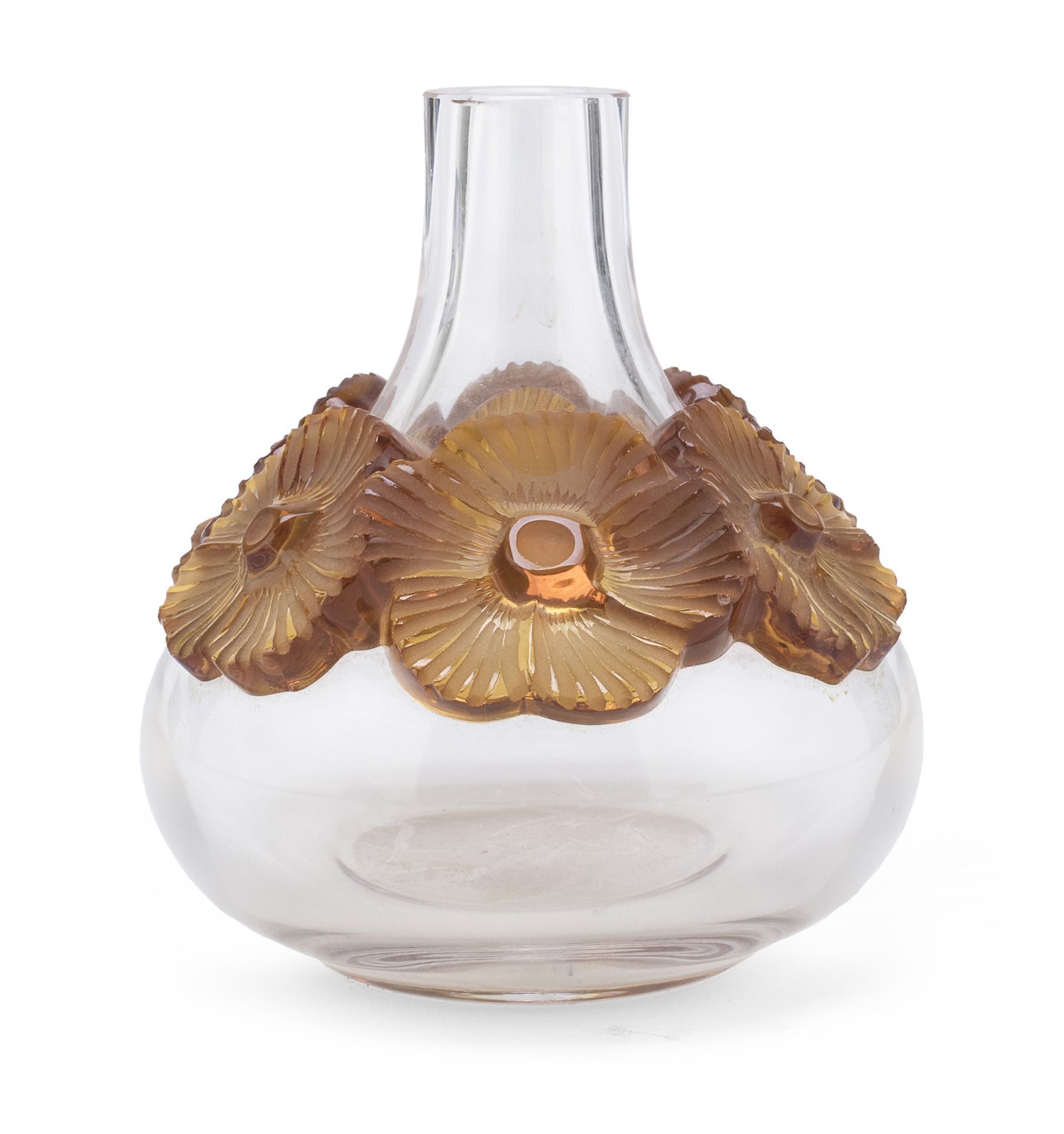 CRYSTAL PERFUME BOTTLE LALIQUE 1980s