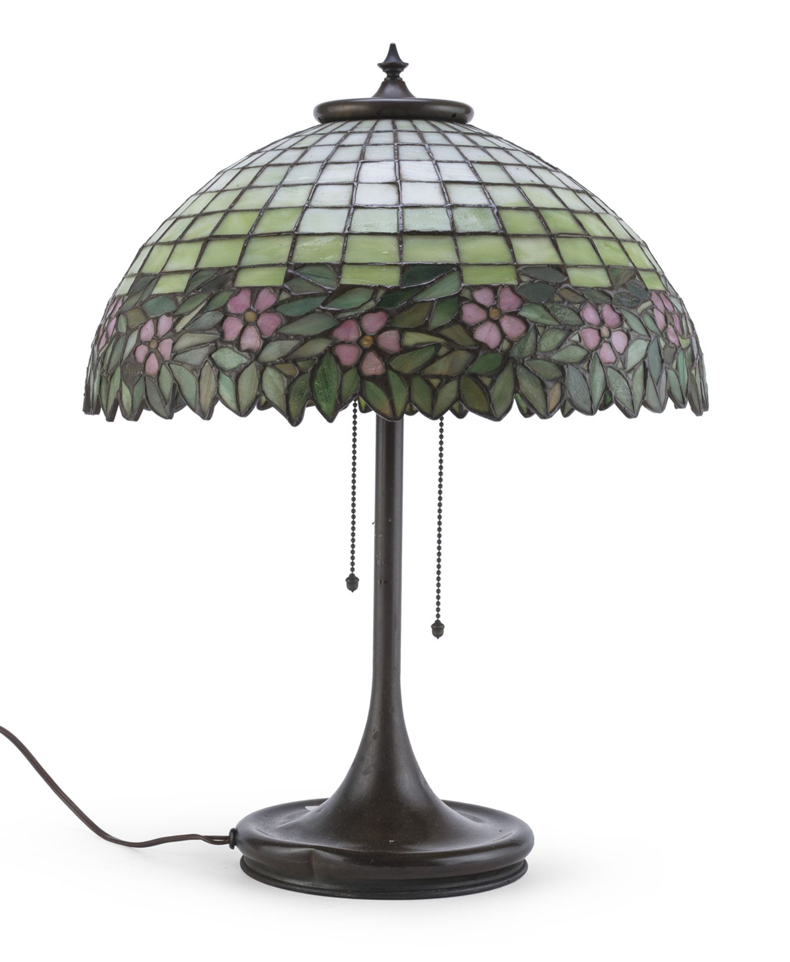 TIFFANY STYLE TABLE LAMP 1960s