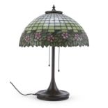 TIFFANY STYLE TABLE LAMP 1960s