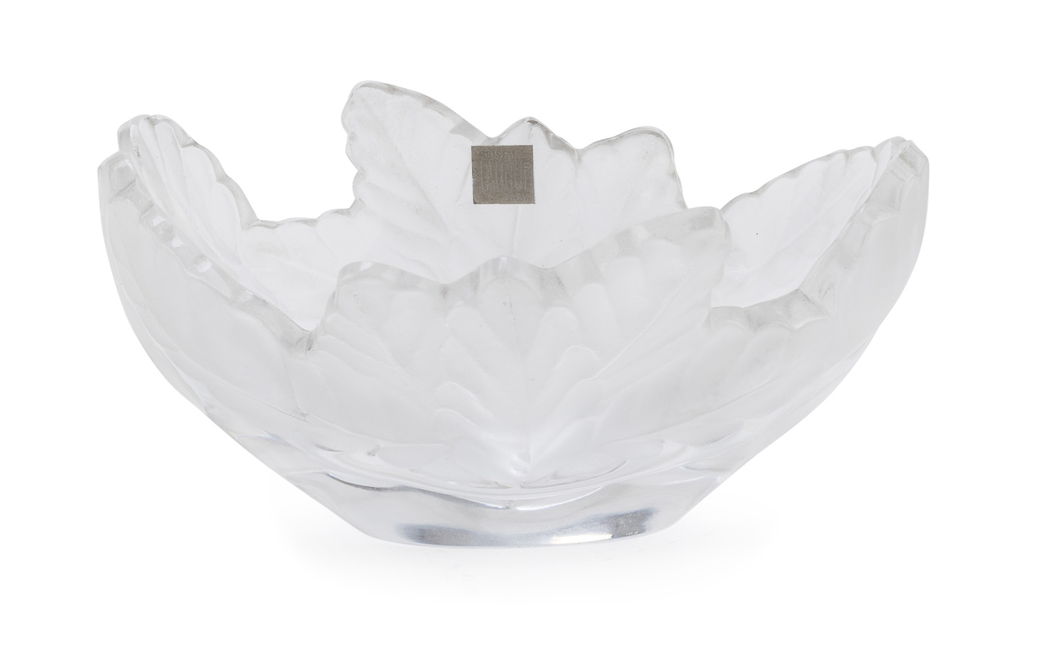 CRYSTAL TRAY LALIQUE FRANCE 1980s