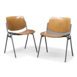 PAIR OF MAPLE TREE CHAIRS CASTELLI DESIGN 1970s