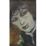 OIL PORTRAIT BY MINO MACCARI 1950's