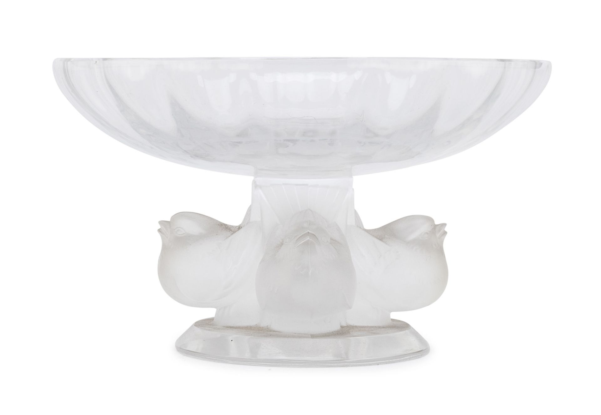 CRYSTAL BOWL RENÈ LALIQUE 1980s