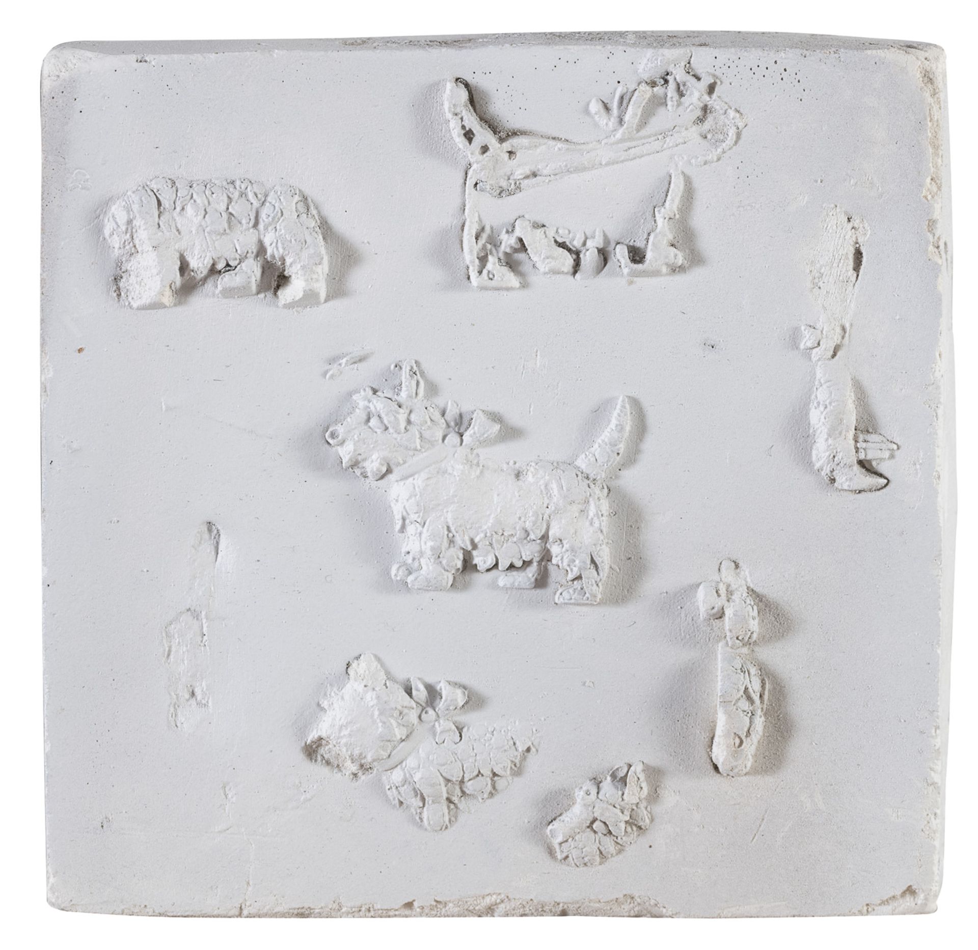 MIXED MEDIA AND THREE MOLDS BY GIULIO ZANCOLLA 1950/60's - Image 6 of 6