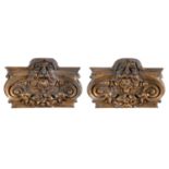 PAIR OF FRIEZES IN GILTWOOD 19th CENTURY