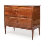 COMMODE IN WALNUT NAPLES EARLY 19TH CENTURY