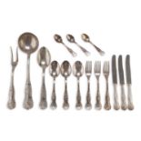 SILVER-PLATED CUTLERY SERVICE ITALY 20th CENTURY