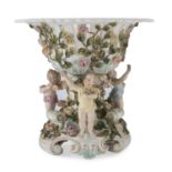 PORCELAIN CENTERPIECE PROBABLY DRESDEN LATE 19th CENTURY