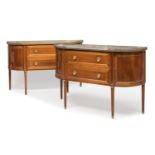 BEAUTIFUL PAIR OF MAHOGANY BUFFETS FRANCE 19th CENTURY