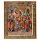 RUSSIAN TEMPERA ICON 19TH CENTURY