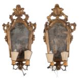 PAIR OF GILTWOOD MIRRORS VENETO 18th CENTURY