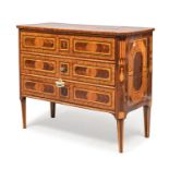 BEAUTIFUL INLAID COMMODE PROBABLY LOMBARDY LATE 18th CENTURY