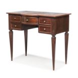 DESK IN MAHOGANY STAINED WOOD LOUIS XVI STYLE