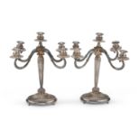 PAIR OF SILVER CANDLESTICKS FLORENCE 1944/1968