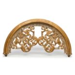 PULPIT CANOPY IN GILTWOOD ANTIQUE ELEMENTS