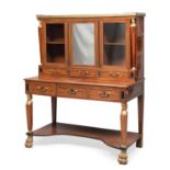 BEAUTIFUL SHOWCASE SECRETARY FRANCE 19th CENTURY