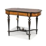 BEAUTIFUL INLAID CENTER TABLE FRANCE NAPOLEON III