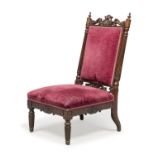 MAHOGANY FIRECHAIR 19th CENTURY